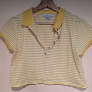 Liz Claiborne crop polo